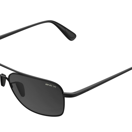 BEX Mach Sunglasses - Matte Black/Gray