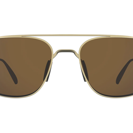 BEX Mach Sunglasses - Matte Gold/Brown