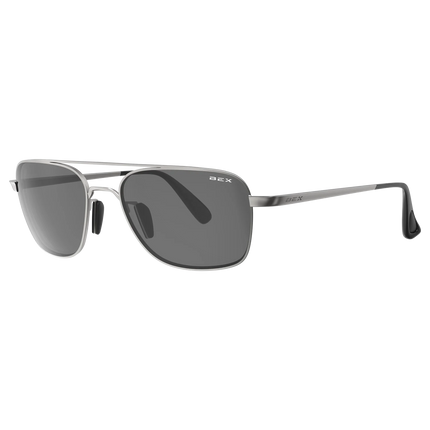 Bex Porter Sunglasses - Matte Silver/Gray