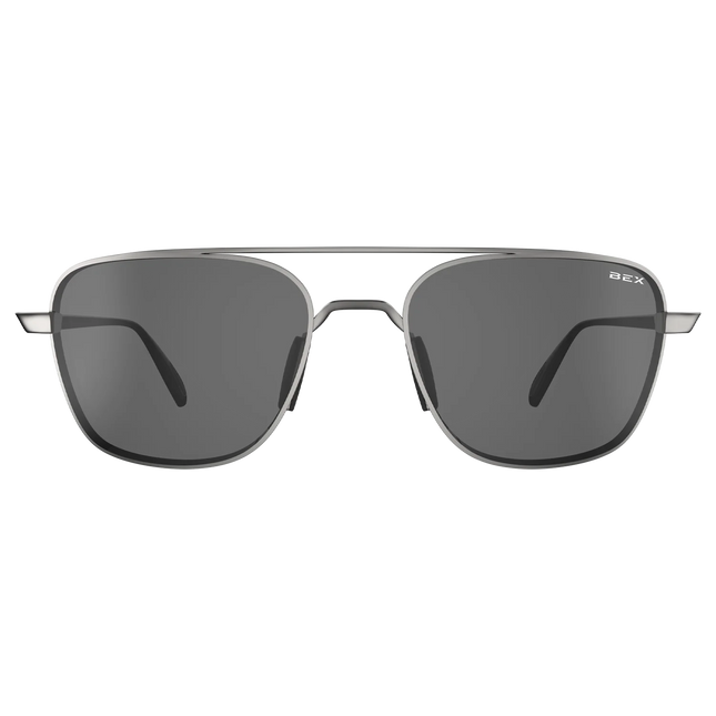Bex Porter Sunglasses - Matte Silver/Gray