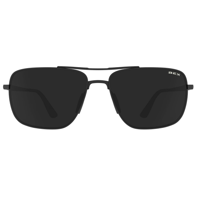 Bex Porter Sunglasses - Matte Black/Gray