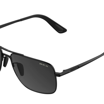 Bex Porter Sunglasses - Matte Black/Gray