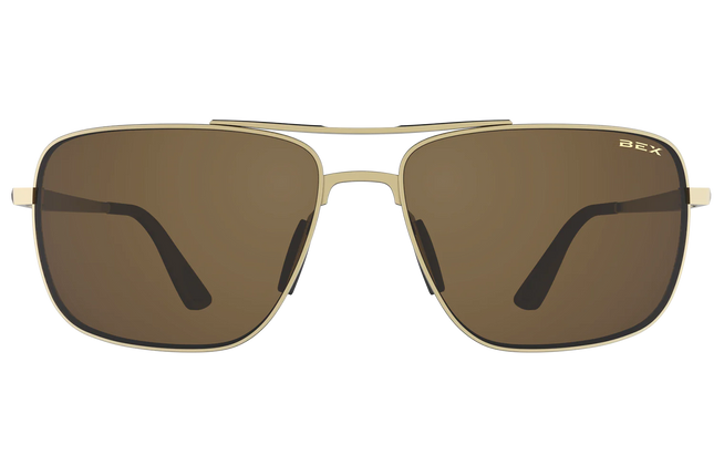 Bex Porter Sunglasses - Matte Gold/Brown