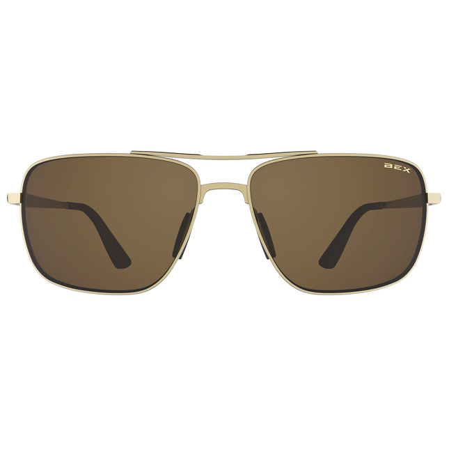Bex Porter Sunglasses - Matte Gold/Brown