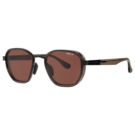 BEX Sable Sunglasses - Matte Black/Brown