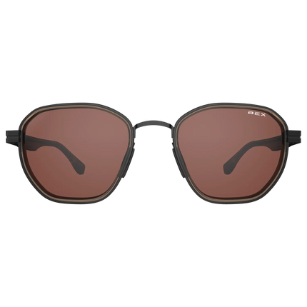BEX Sable Sunglasses - Matte Black/Brown