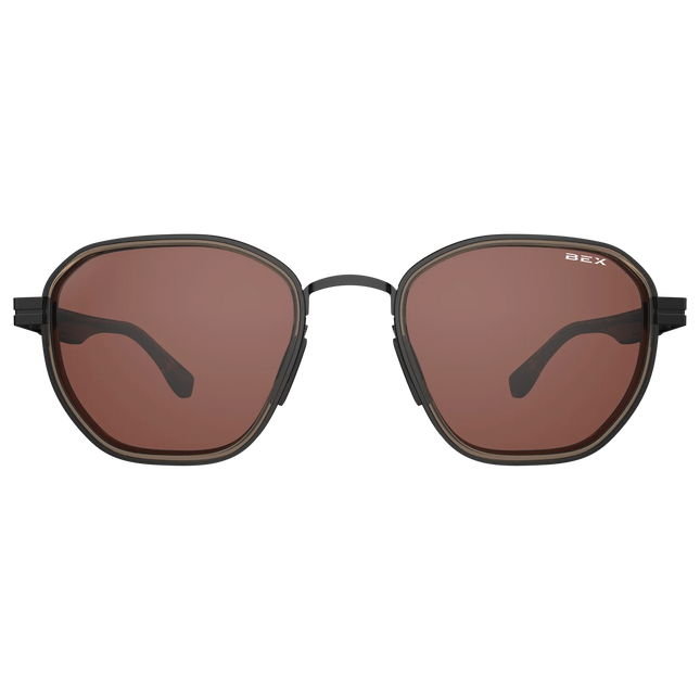 BEX Sable Sunglasses - Matte Black/Brown