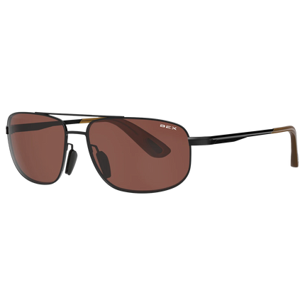 BEX Talyon Sunglasses - Matte Black/Brown