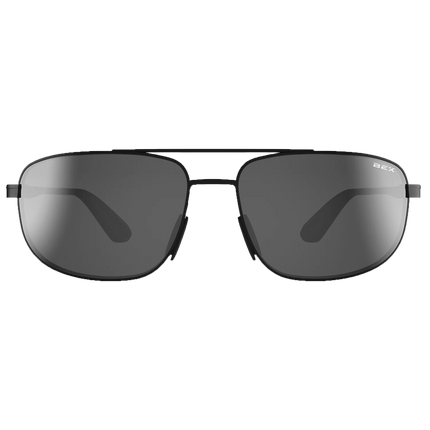 BEX Talyon Sunglasses - Matte Black/Gray/Silver