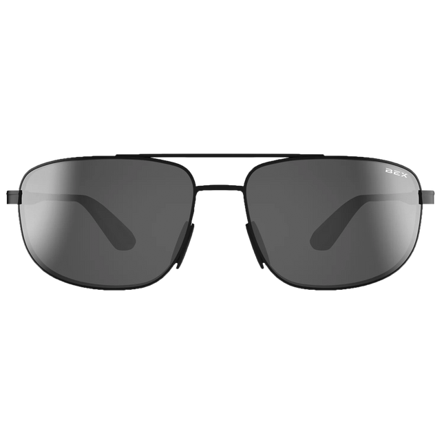BEX Talyon Sunglasses - Matte Black/Gray/Silver