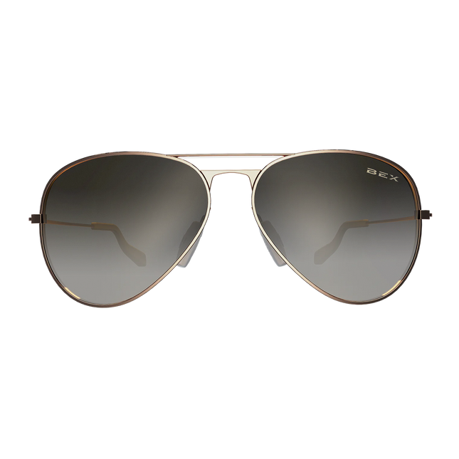 BEX Wesley Sunglasses - Rose Gold/Brown