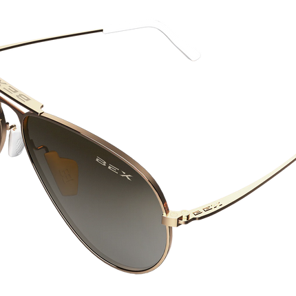 BEX Wesley Sunglasses - Rose Gold/Brown