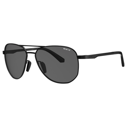 BEX Welvis Sunglasses - Matte Black/Gray