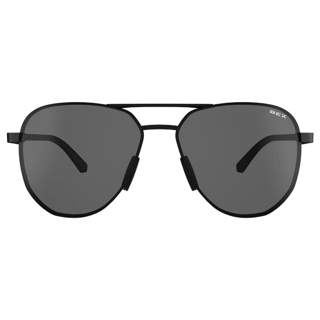 BEX Welvis Sunglasses - Matte Black/Gray