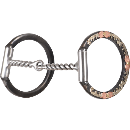 Classic Snaffle D Ring Twisted Wire Snaffle