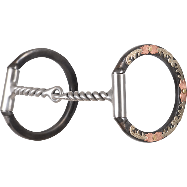Classic Snaffle D Ring Twisted Wire Snaffle