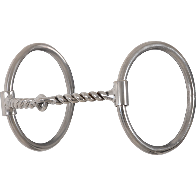 *Classic Snaffle O Ring Twisted Wire Snaffle
