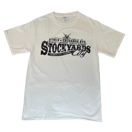 Stockyards City Short Sleeve T-shirts White