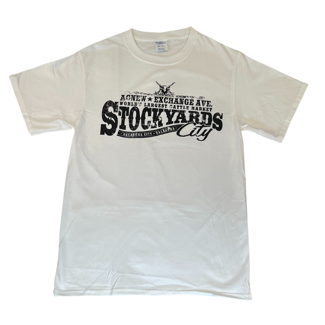 Stockyards City Short Sleeve T-shirts White