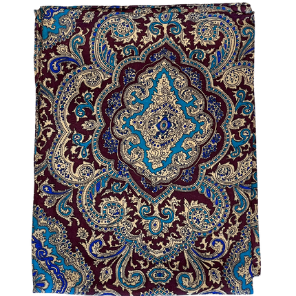 Wild Rags Paisley Red and Gold