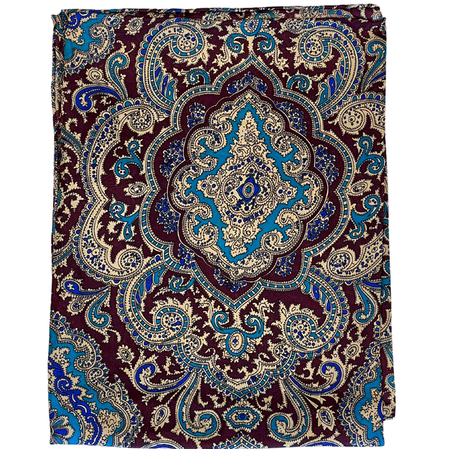 Wild Rags Paisley Red and Gold