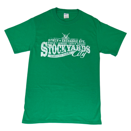 Stockyards City Short Sleeve T-shirts Green