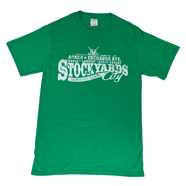 Stockyards City Short Sleeve T-shirts Green