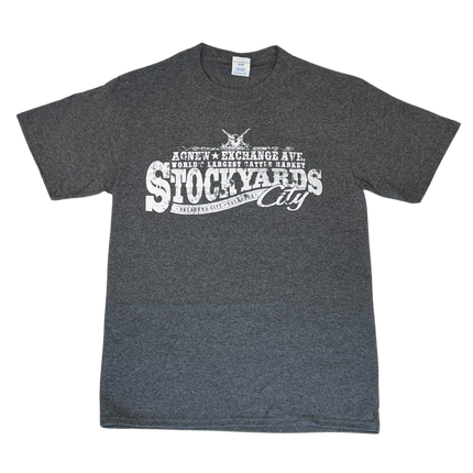 Stockyards City Short Sleeve T-shirts Grey