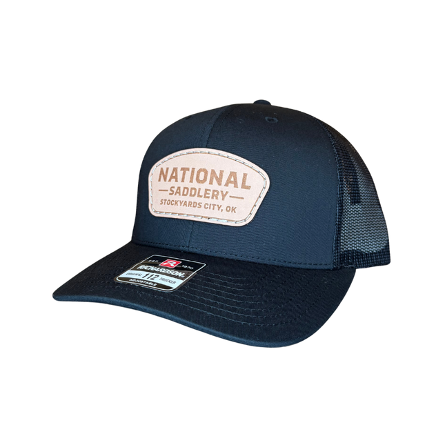 NSC Cap Black w/ Leather Patch