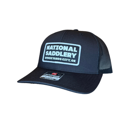 NSC Cap Black w/ Black & White Patch