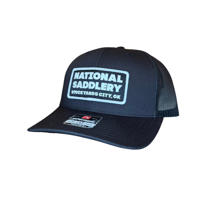 NSC Cap Black w/ Black & White Patch