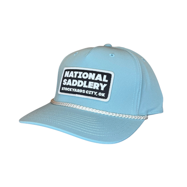 NSC Cap Smoke Blue w/ Black & White Patch