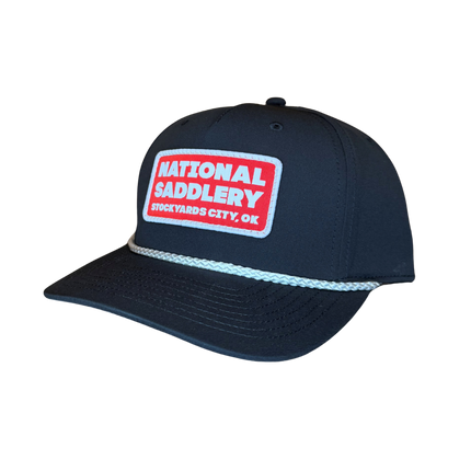 NSC Cap Black w/ Red & White Patch