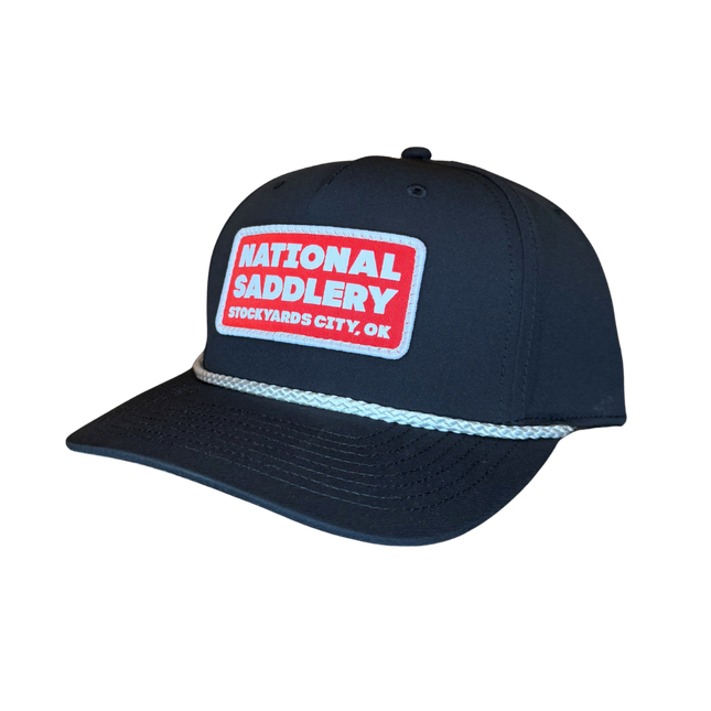NSC Cap Black w/ Red & White Patch