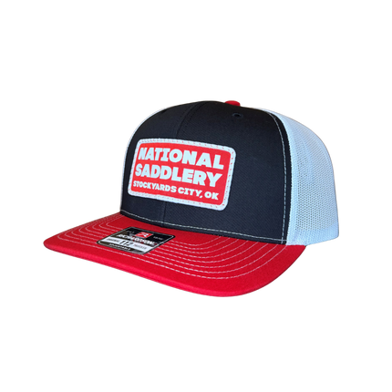NSC Cap Black/White/Red w/ Red & White Patch