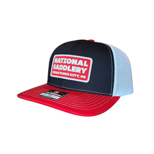 NSC Cap Black/White/Red w/ Red & White Patch