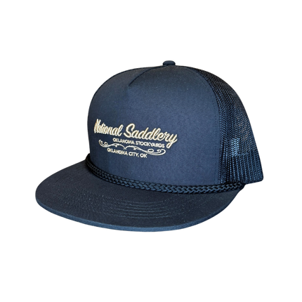 NSC Cap Black with Black Rope