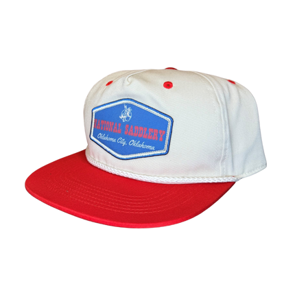 NSC Cap Tan/Red with Tan Rope