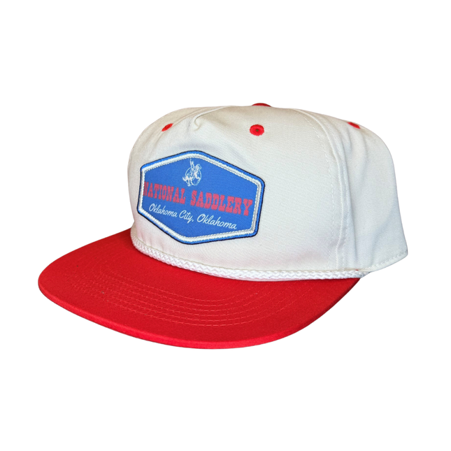 NSC Cap Tan/Red with Tan Rope