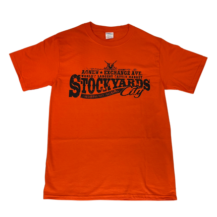 Stockyards City Short Sleeve T-shirts Orange