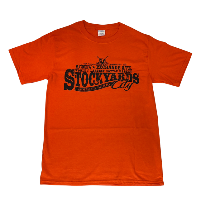 Stockyards City Short Sleeve T-shirts Orange