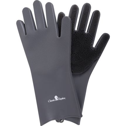 Classic Wash Gloves Grey