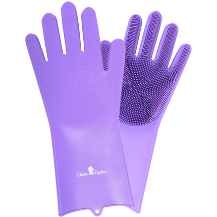 Classic Wash Gloves Purple