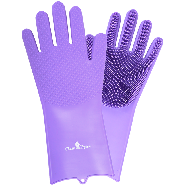 Classic Wash Gloves Purple