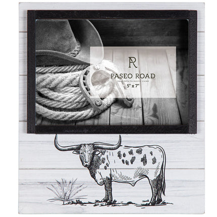 Ranch Life Picture Frame Longhorn