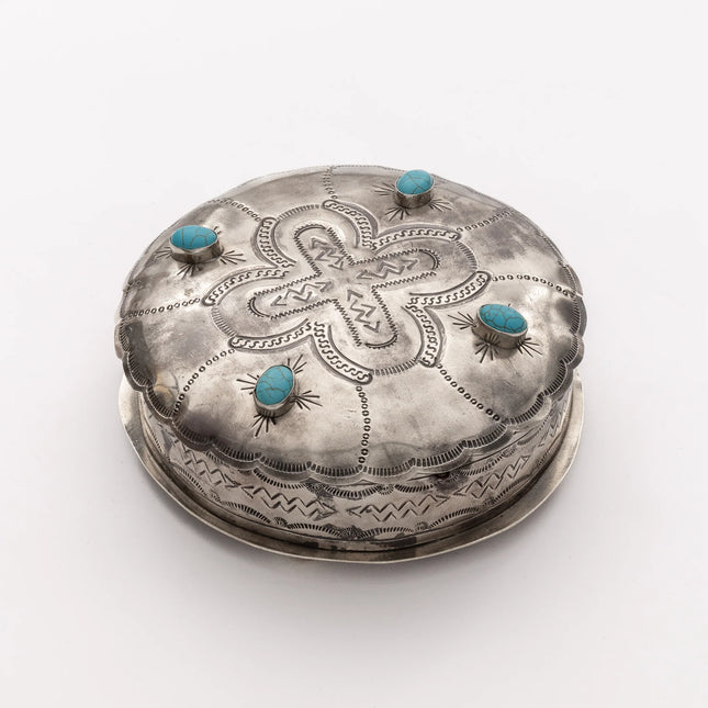Round Box w/ Turquoise