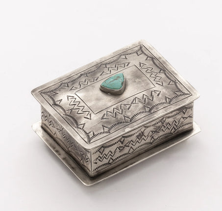 Small Box w/ Turquoise WJA-015-1-T