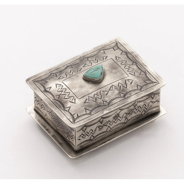 Small Box w/ Turquoise WJA-015-1-T