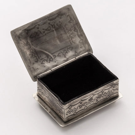 Small Box w/ Turquoise WJA-015-1-T