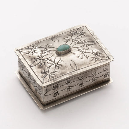 Small Box w/ Turquoise WJA-015-2-T